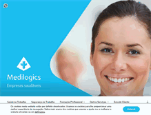 Tablet Screenshot of medilogics.pt